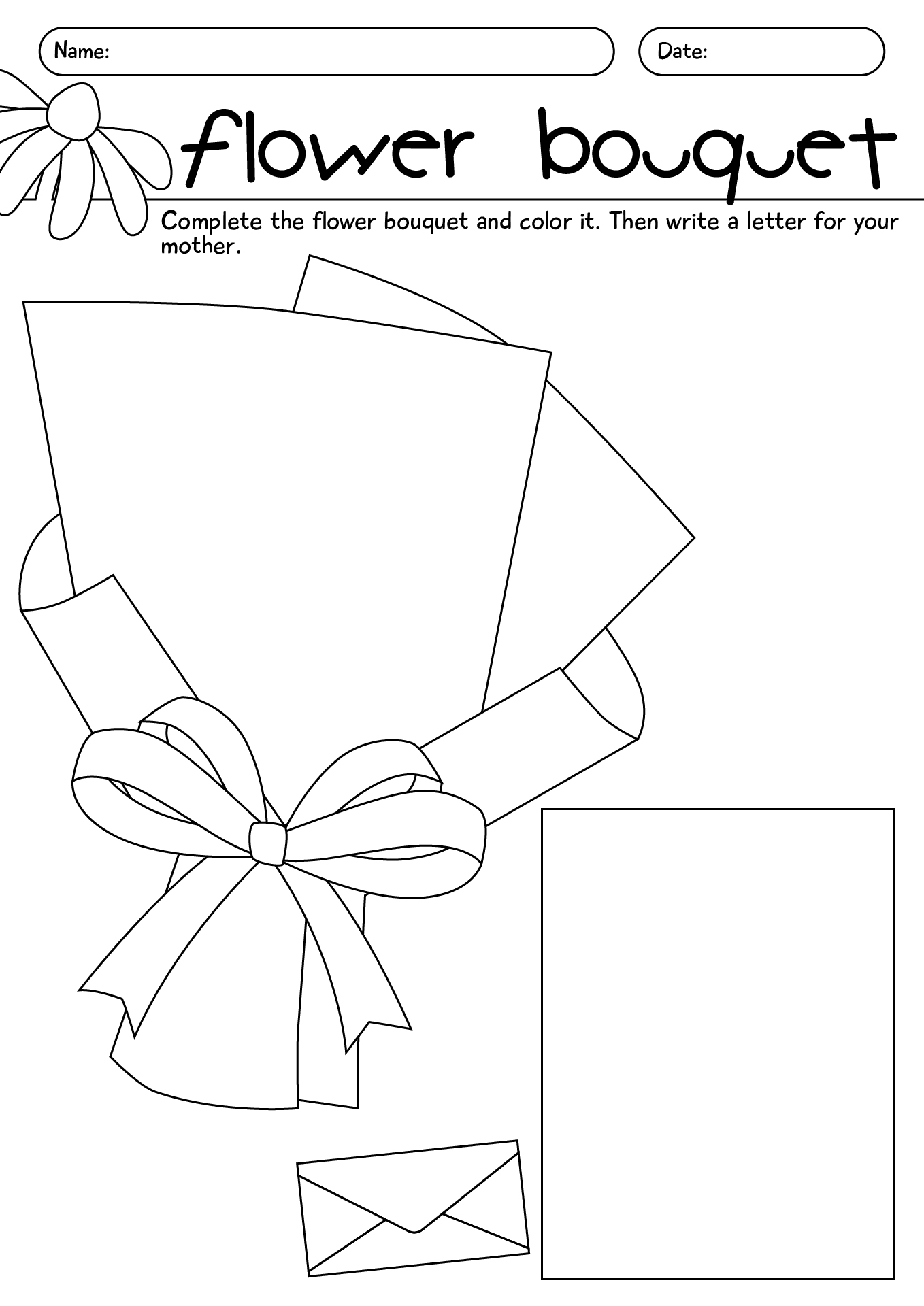 Printable Mothers Day Worksheets
