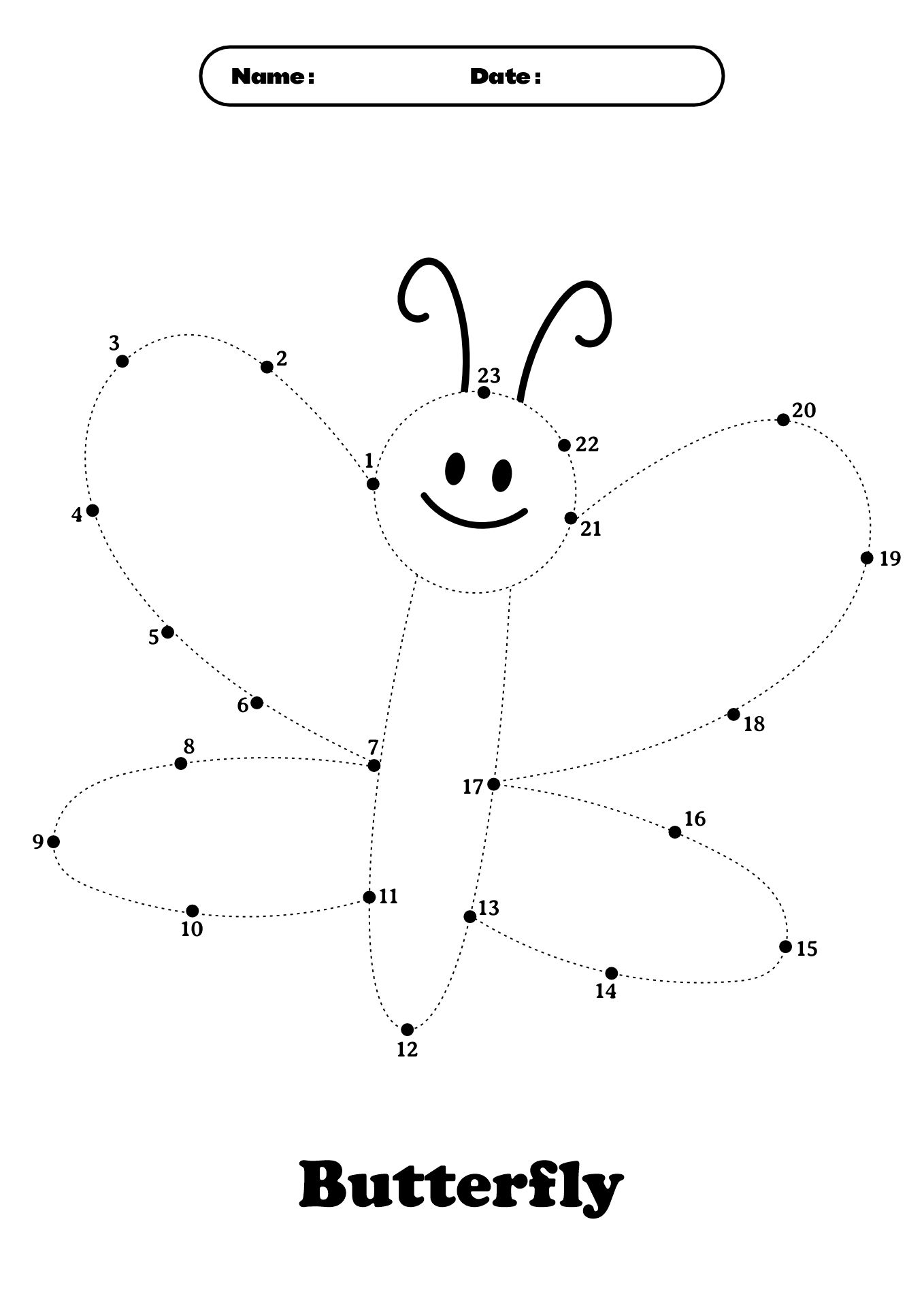 Spring Themed Connect the Dots Printables