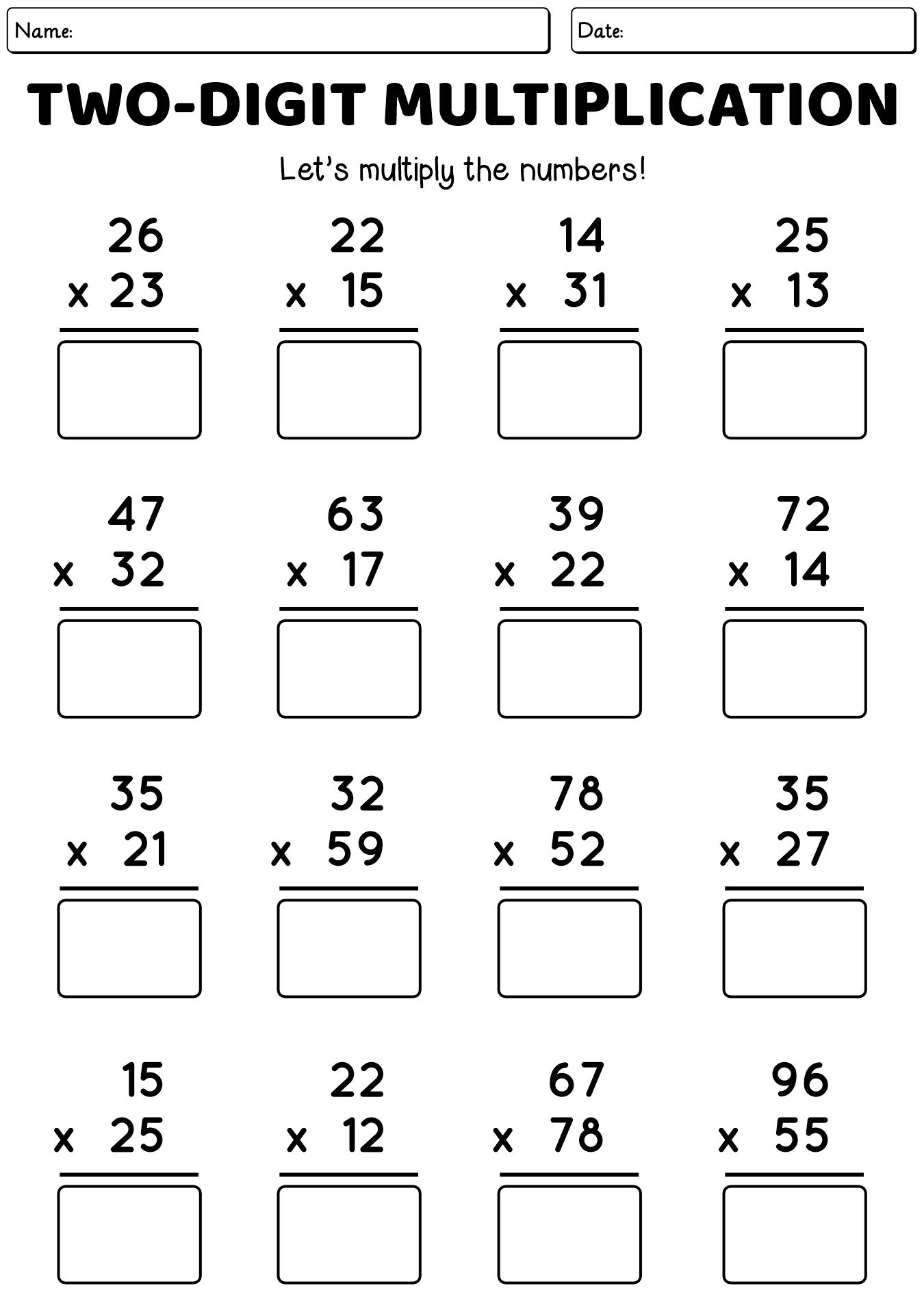 5th Grade Common Core Math Worksheets