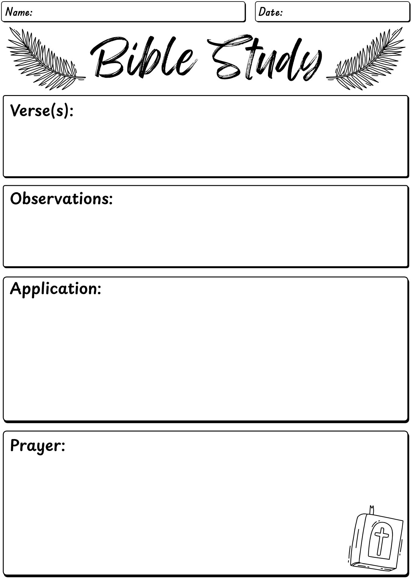 Bible Worksheets For Kids