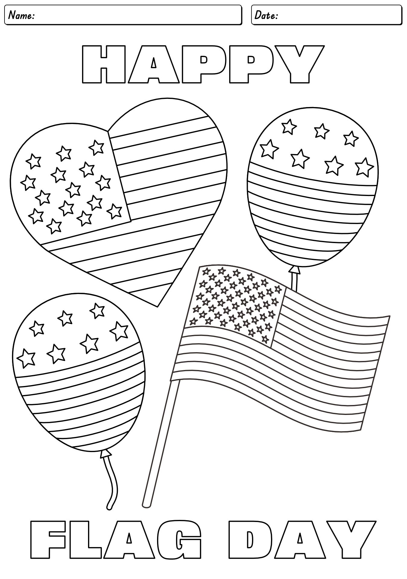 Flag Day Recognition Activities for Kindergarten