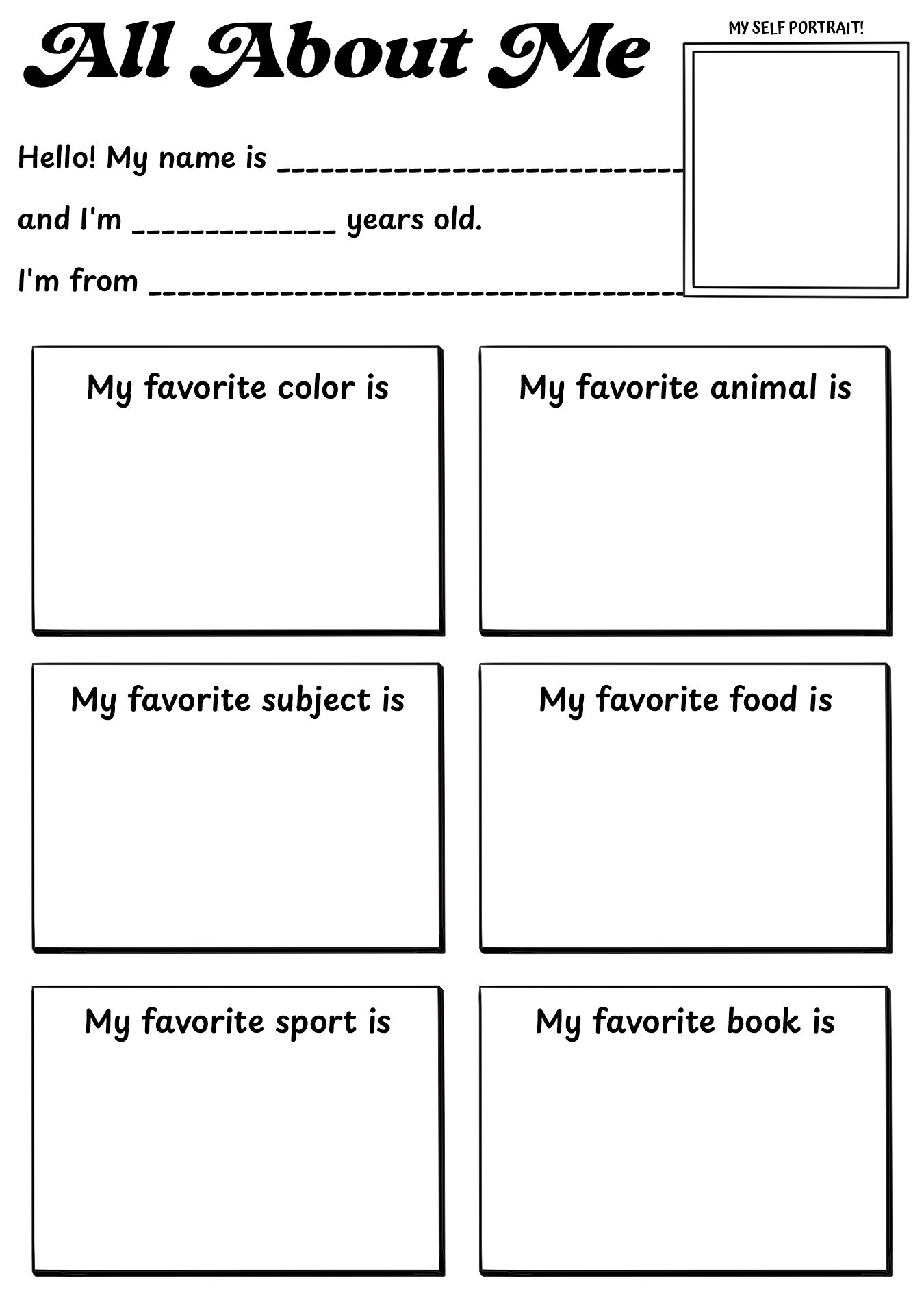 ESL First Day Of School Activities
