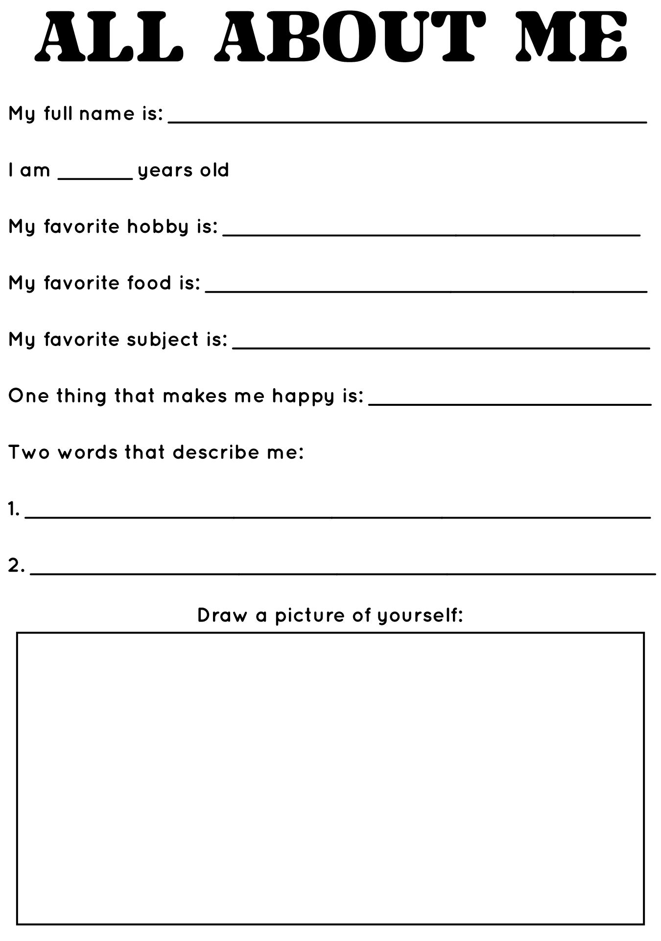 Fifth Grade First Day Getting to Know You Activities