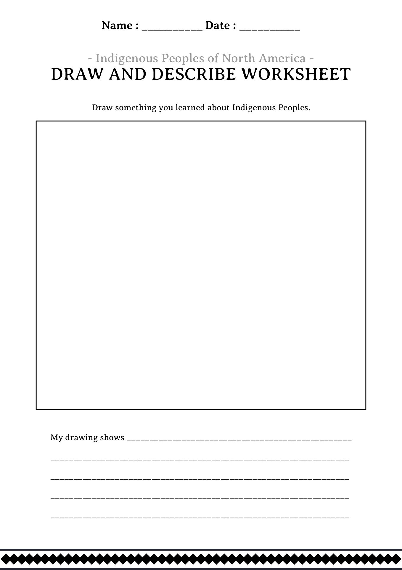 Indigenous Peoples of North America Activities for 2nd Graders