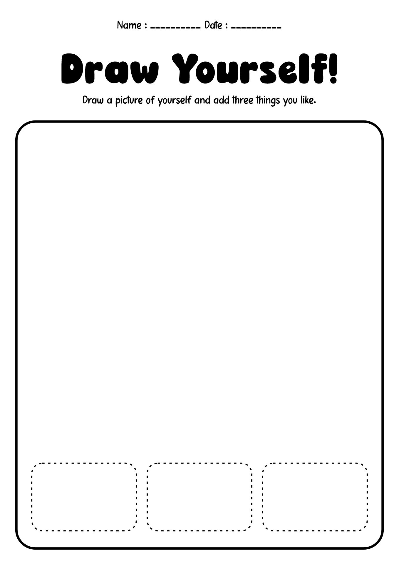 New Class Welcome Activities Worksheet