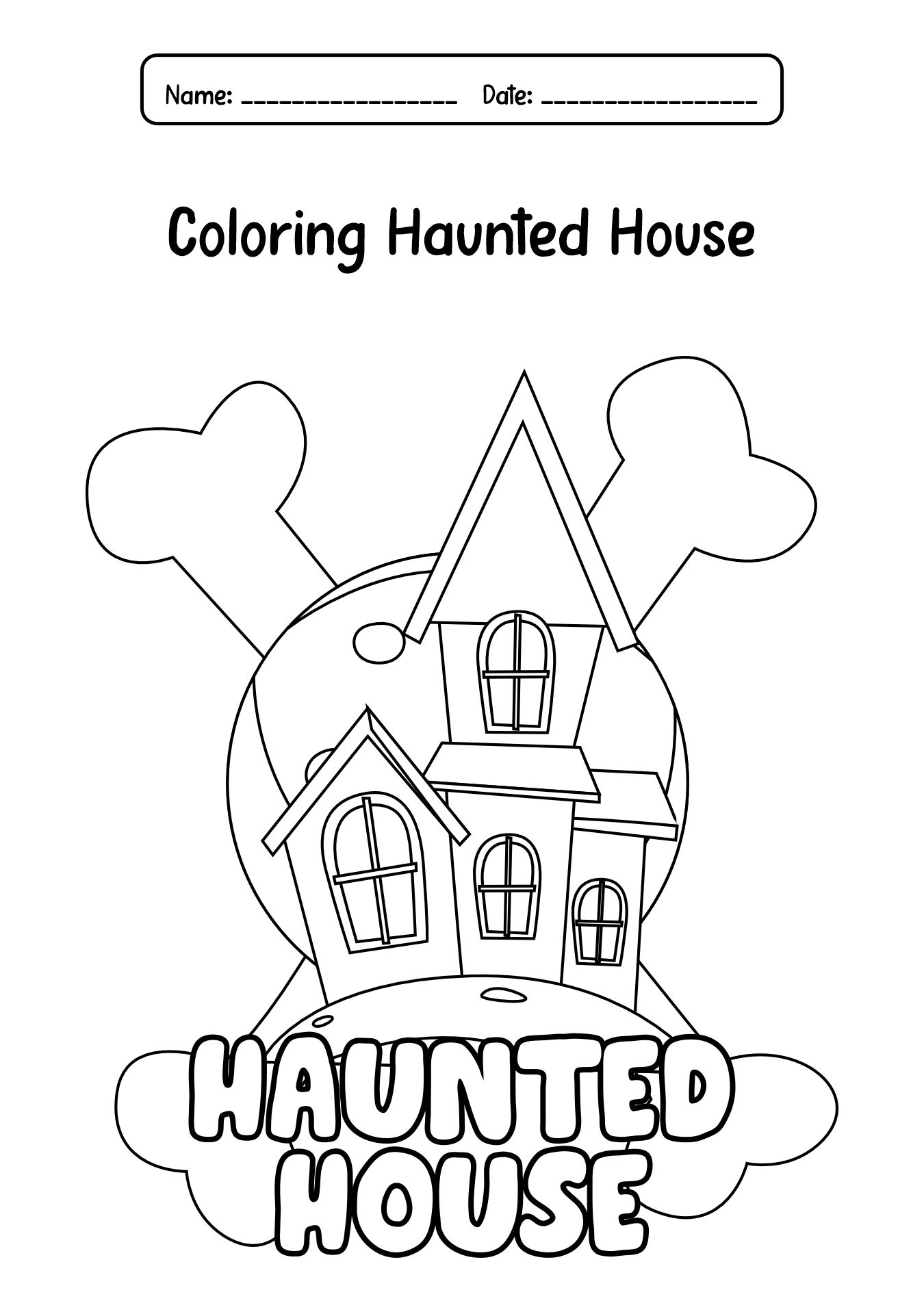 Halloween Ghost Worksheets for First Grade