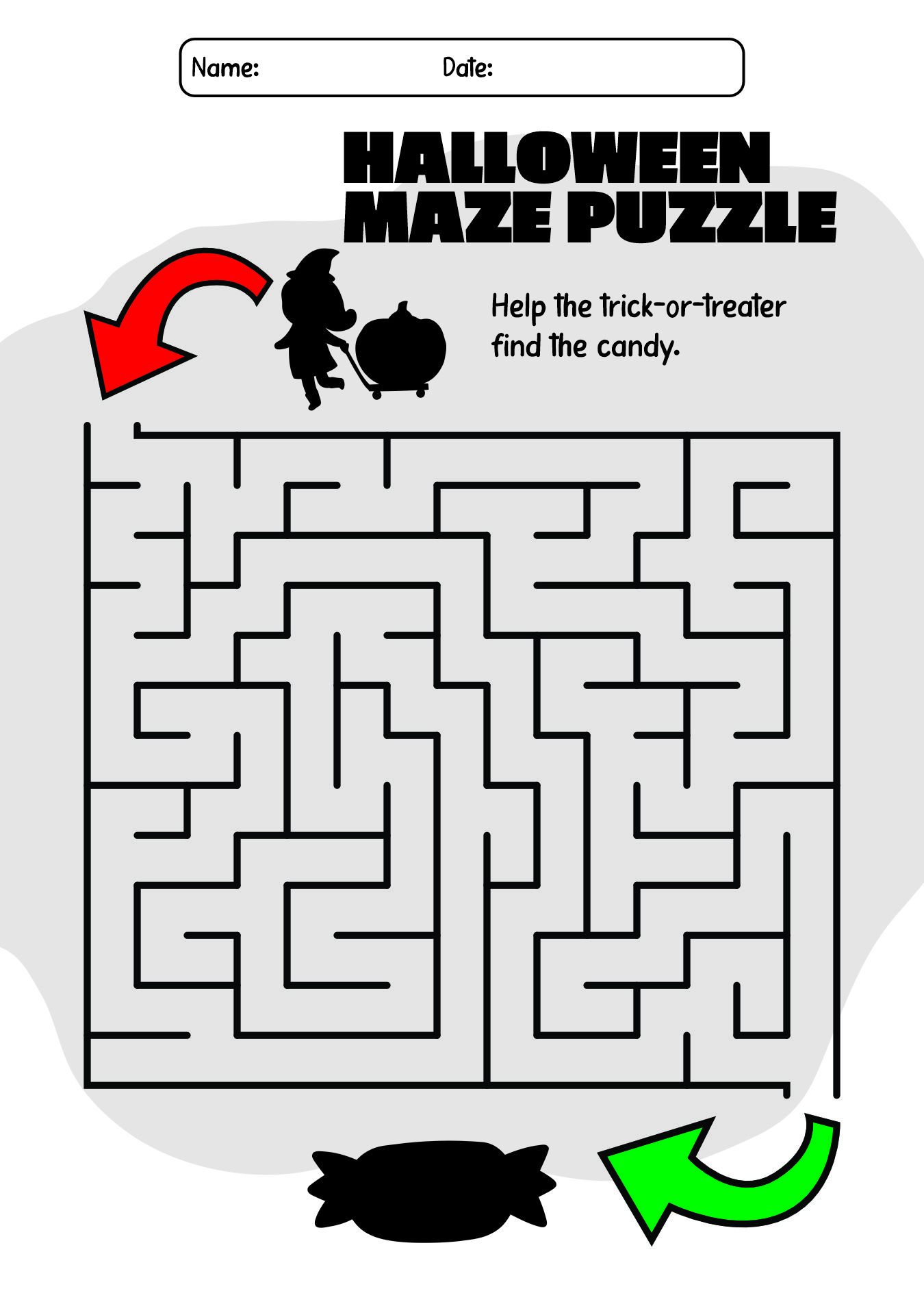 Halloween-themed Worksheets for 2nd Graders
