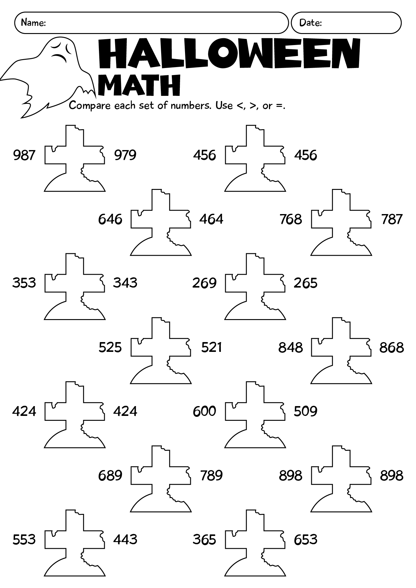 Spooktacular Halloween Math For Second Grade