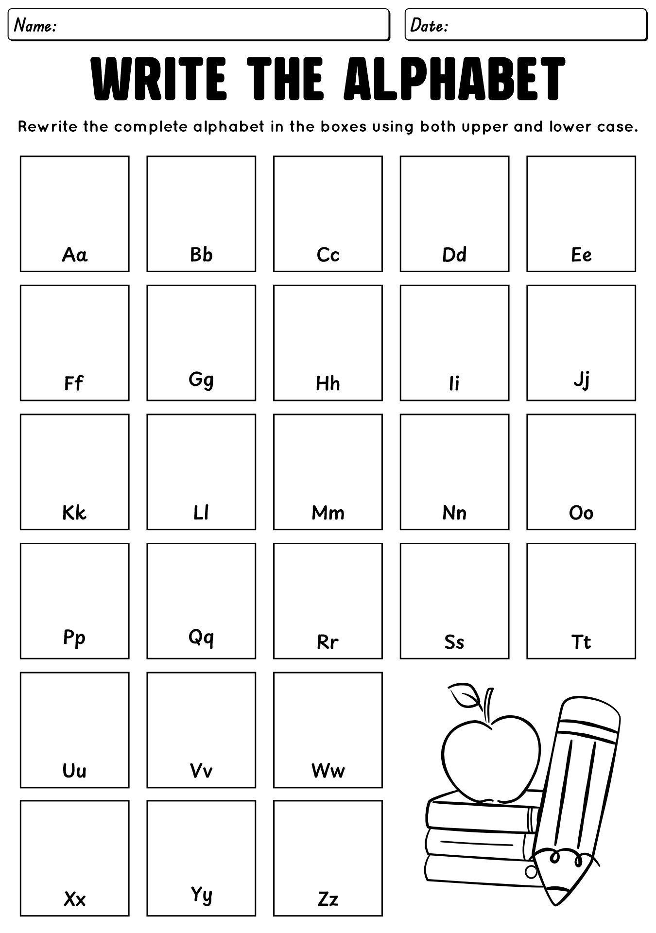 ESL Alphabet Activities for Kindergarten