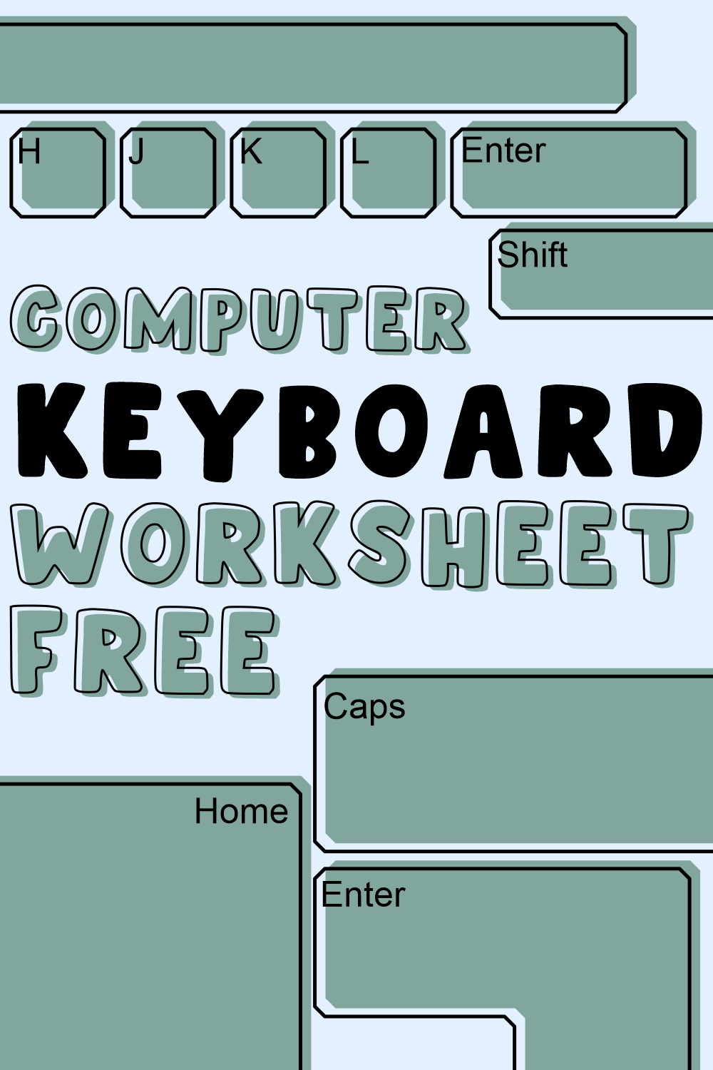 Computer Keyboard Worksheet Free