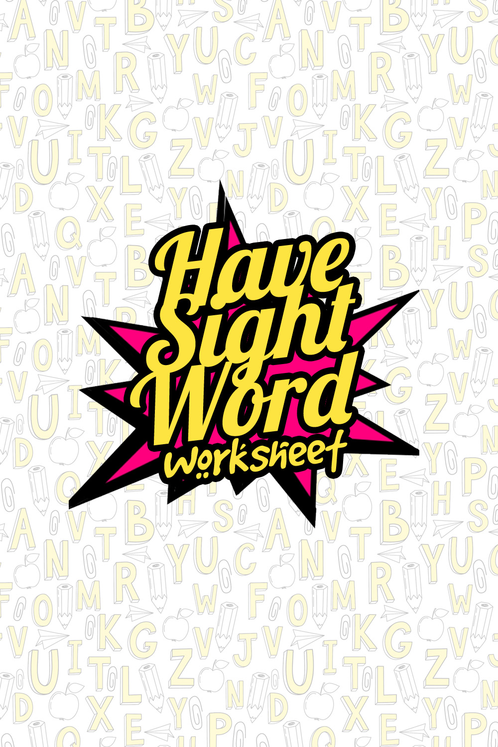 20 Images of Have Sight Word Worksheet