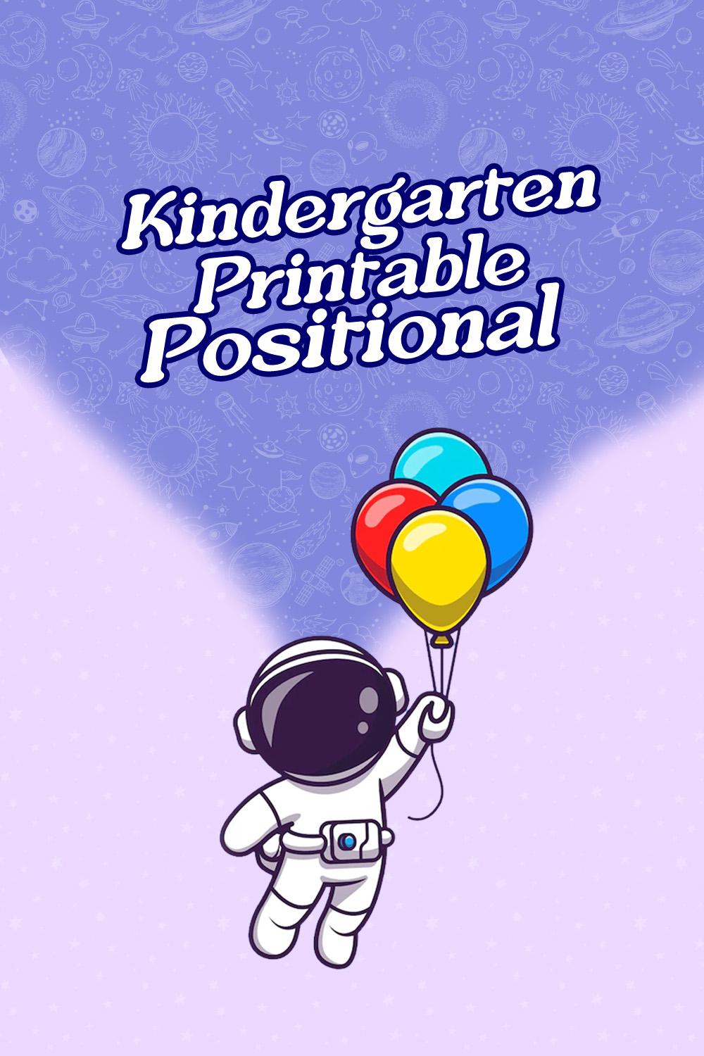 16 Images of Kindergarten Printable Positional Worksheet