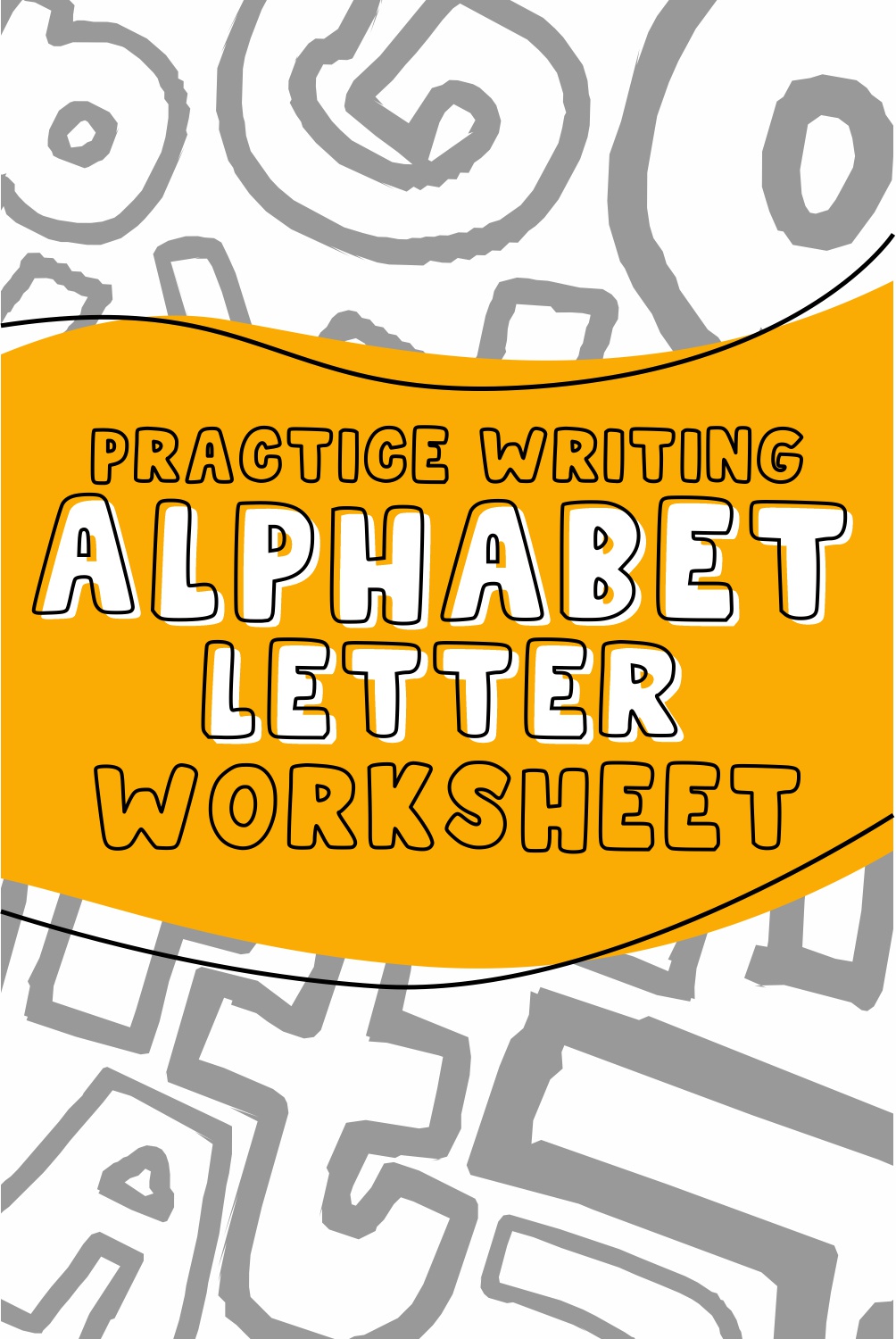 Practice Writing Alphabet Letter Worksheets