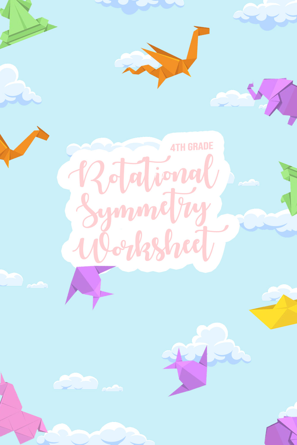 Rotational Symmetry Worksheets 4th Grade