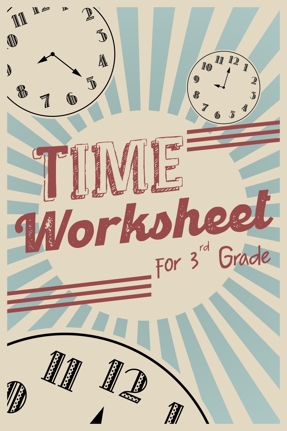 Time Worksheets for 3rd Grade