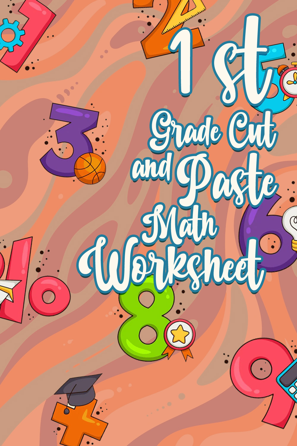 1st Grade Cut and Paste Math Worksheets