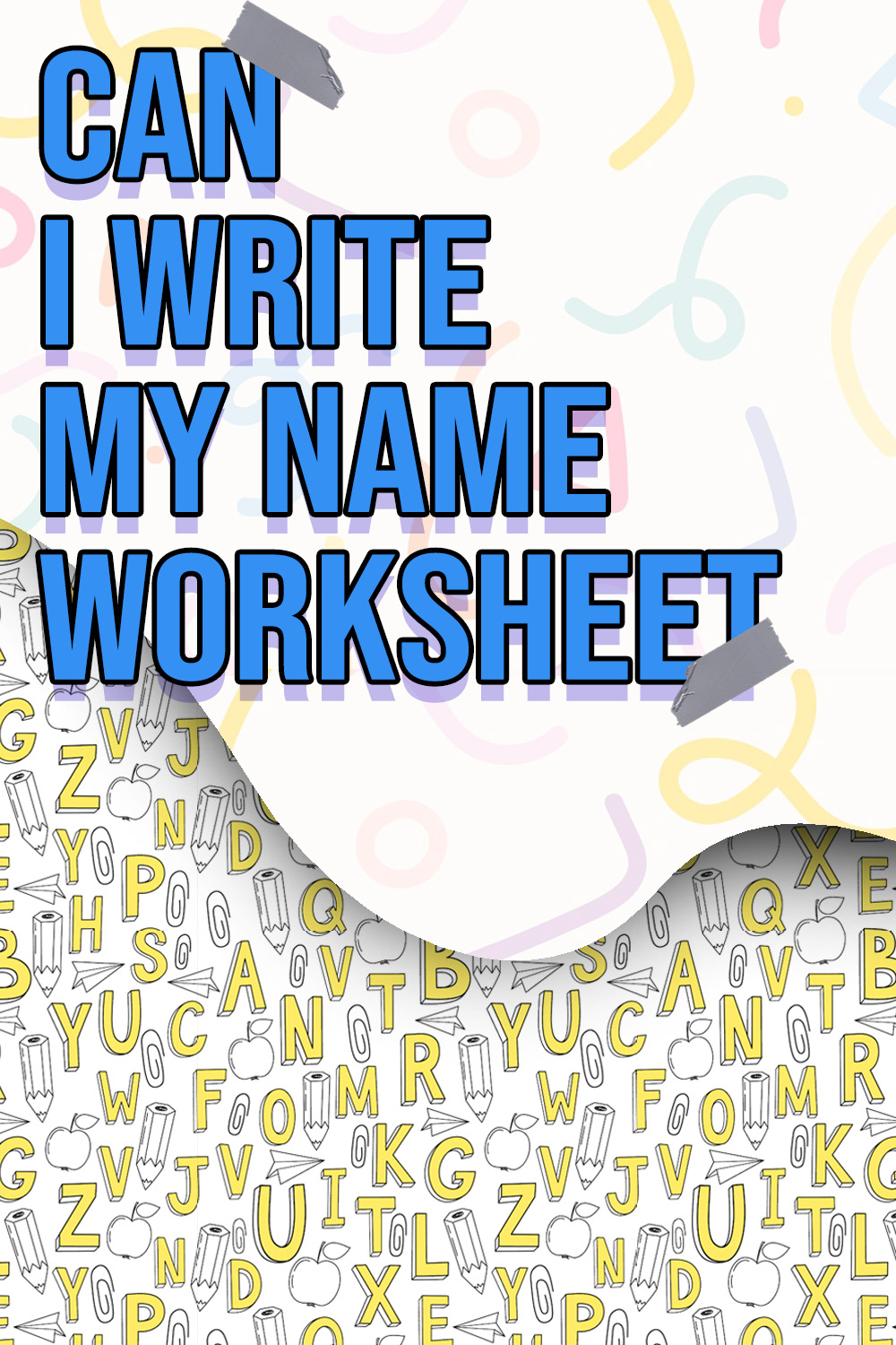 17 Images of Can I Write My Name Worksheet