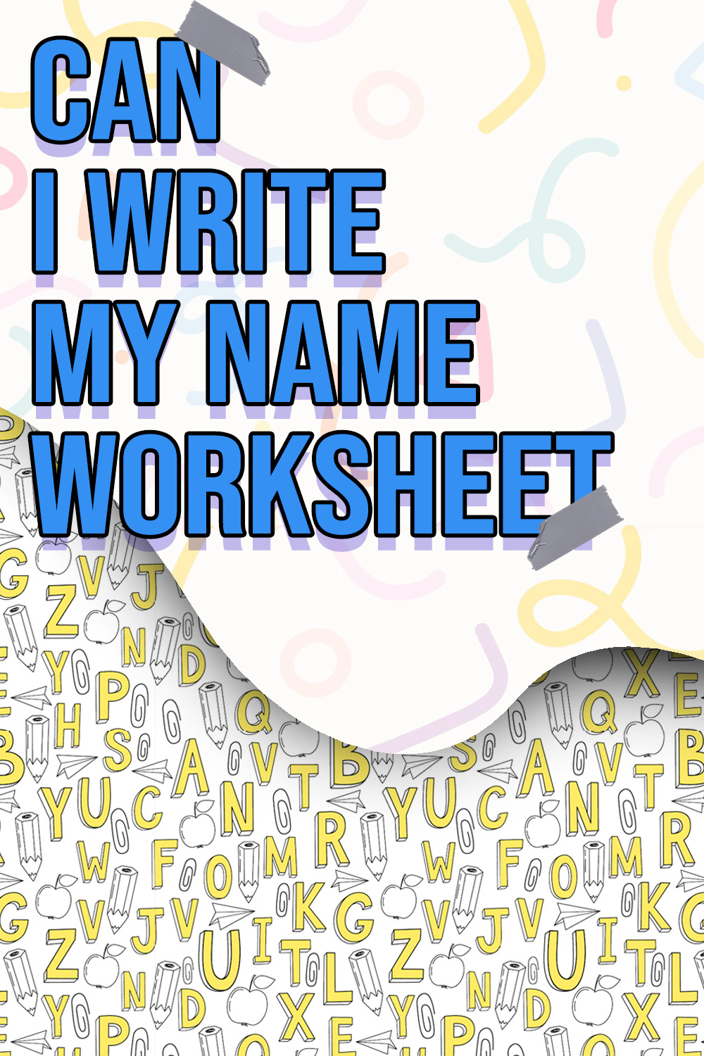 Can I Write My Name Worksheet