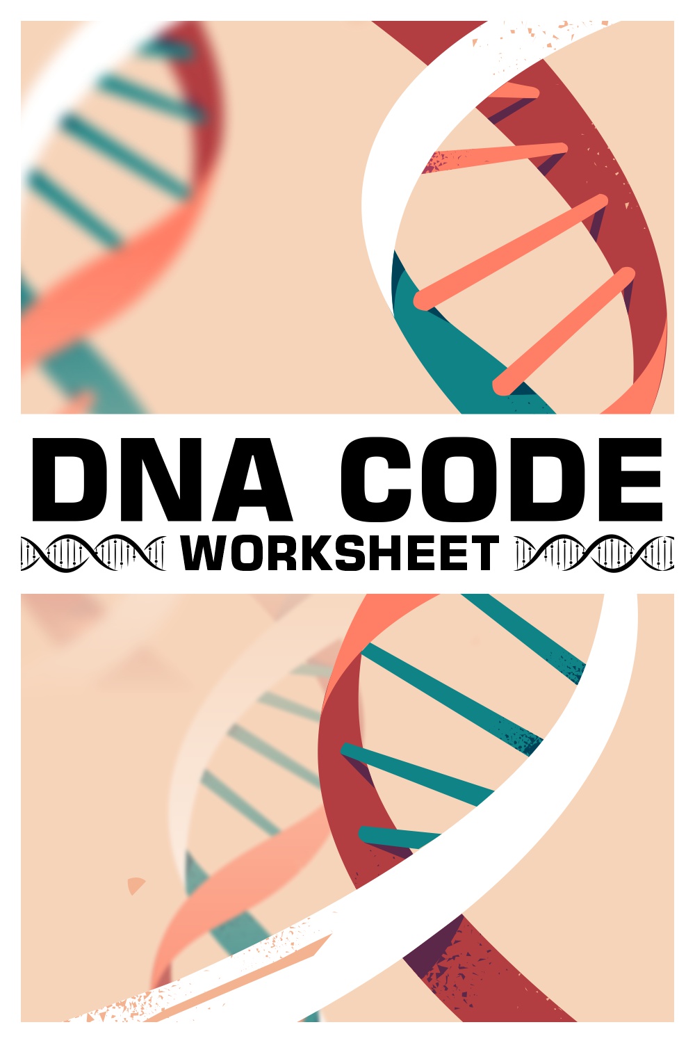 14 Images of DNA Code Worksheet