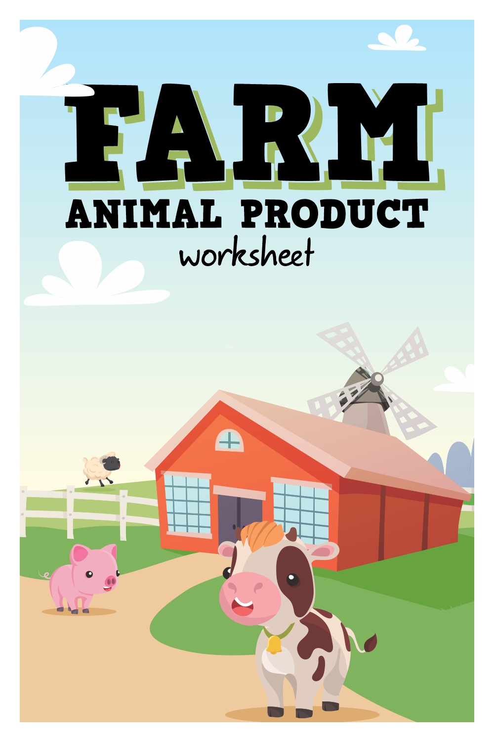 9 Images of Farm Animal Products Worksheet