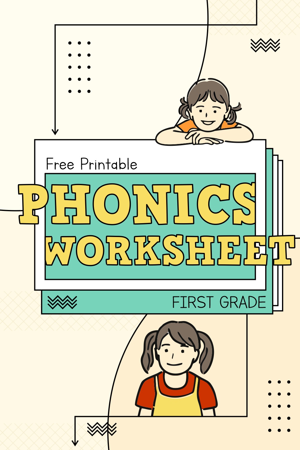 14 Images of  Printable Phonics Worksheets First Grade