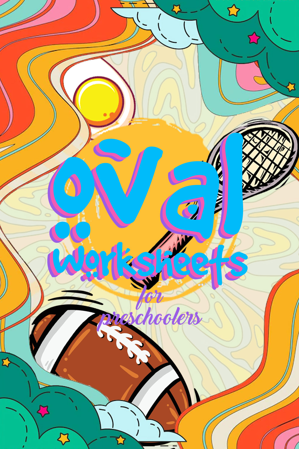 Oval Worksheets for Preschoolers