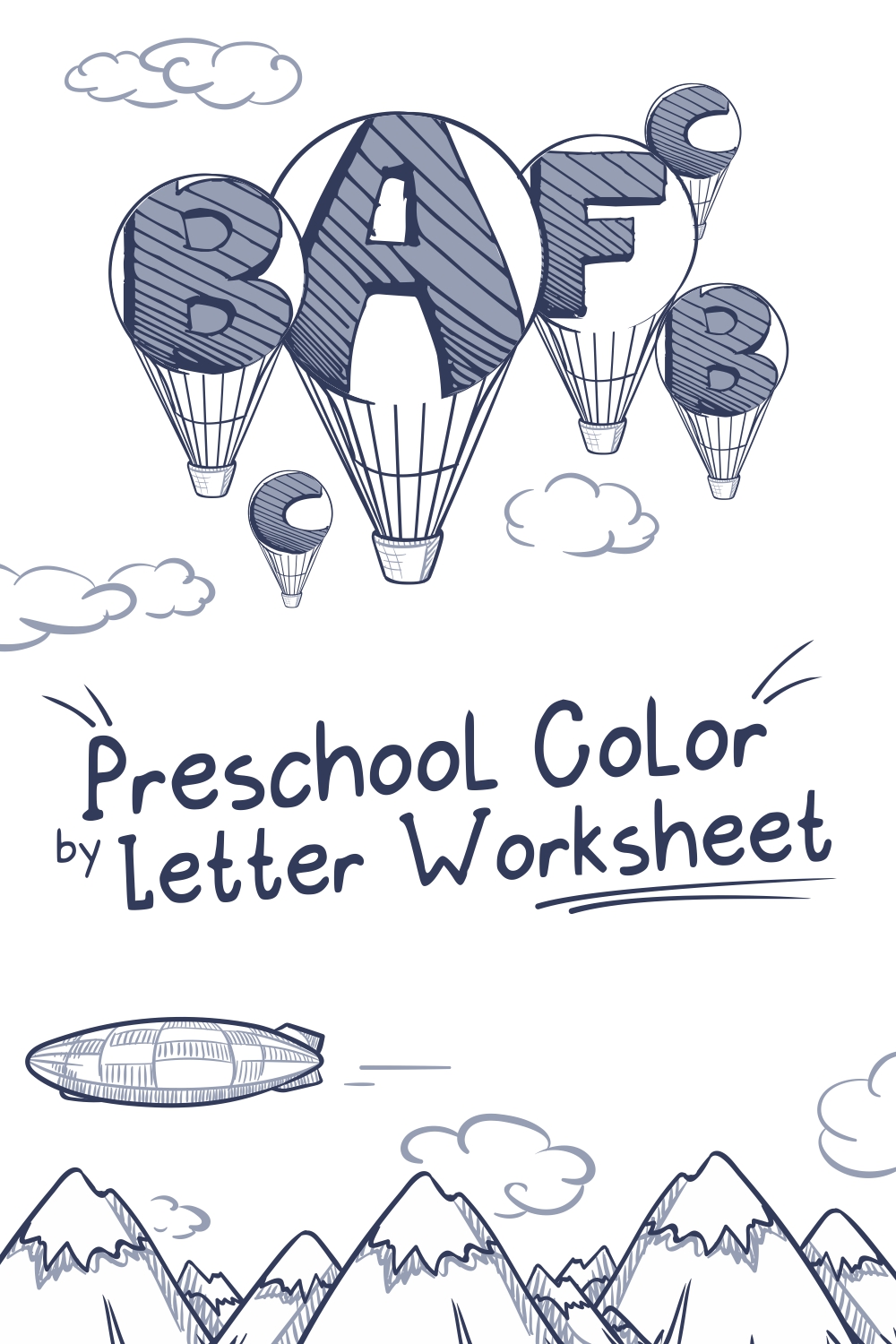 10 Images of Preschool Color By Letter Worksheets