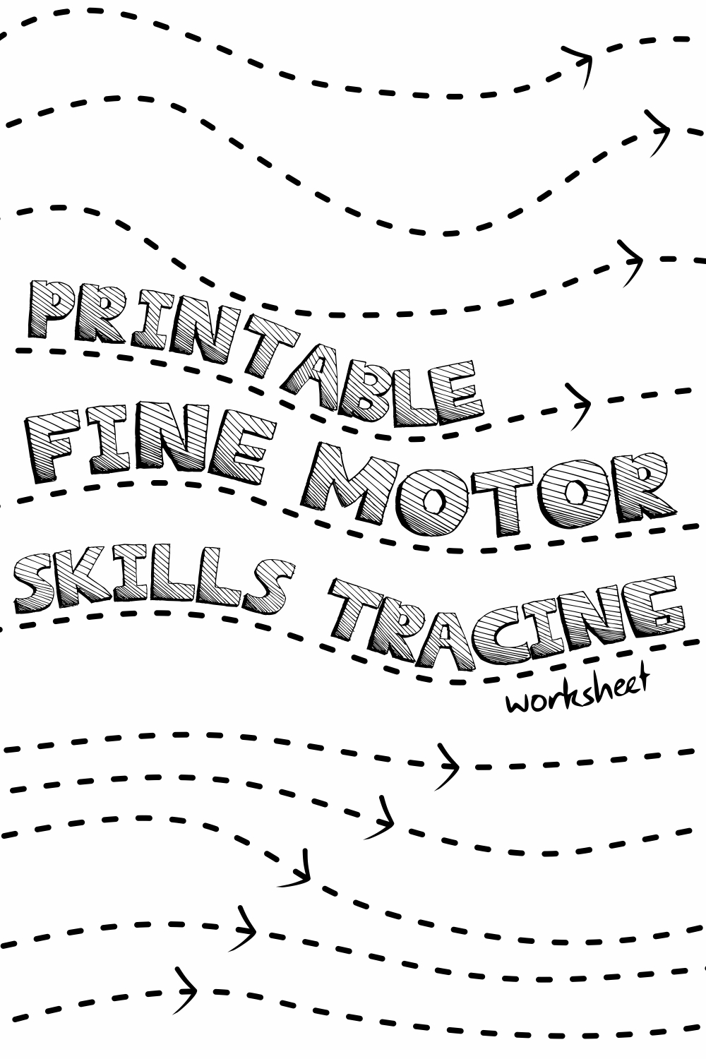 13 Images of Printable Fine Motor Skills Tracing Worksheets