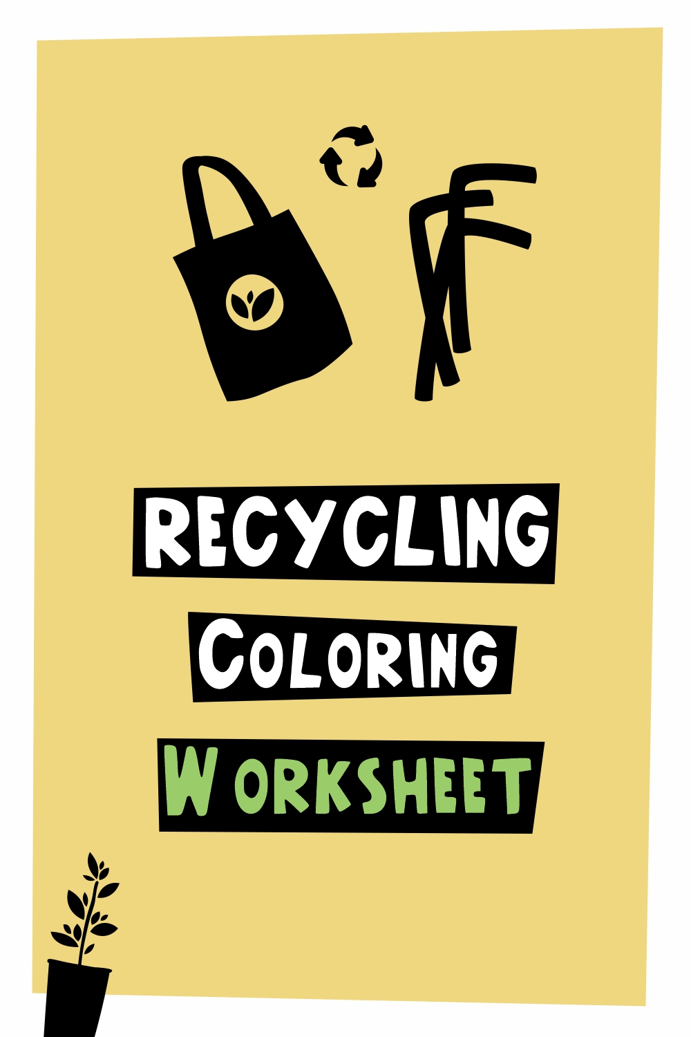 12 Images of Recycling Coloring Worksheets