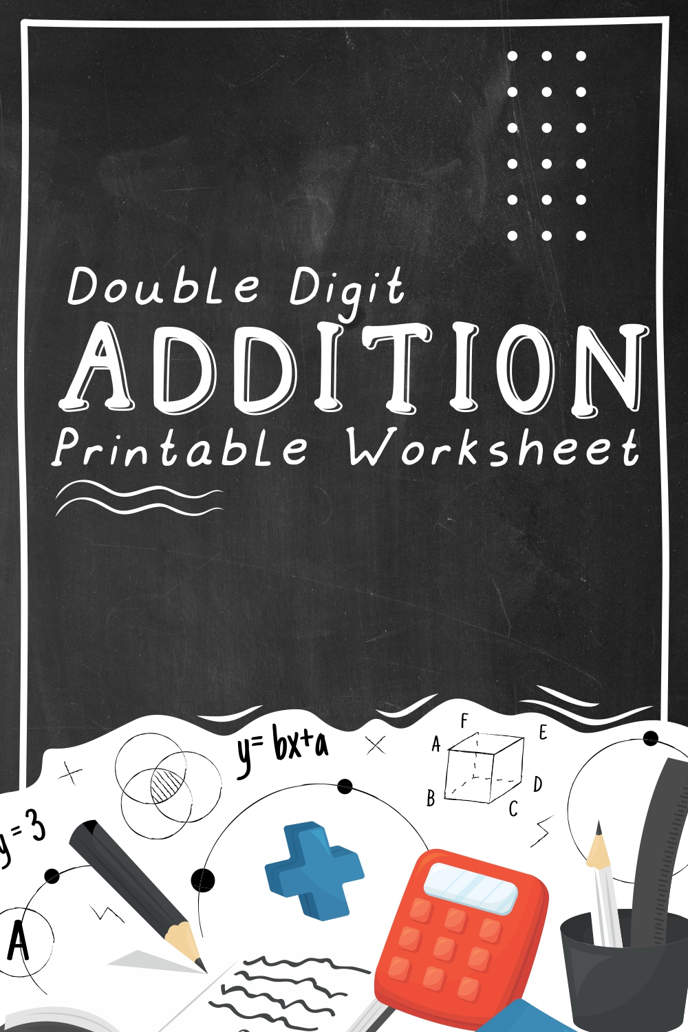 16 Images of Double- Digit Addition Printable Worksheets