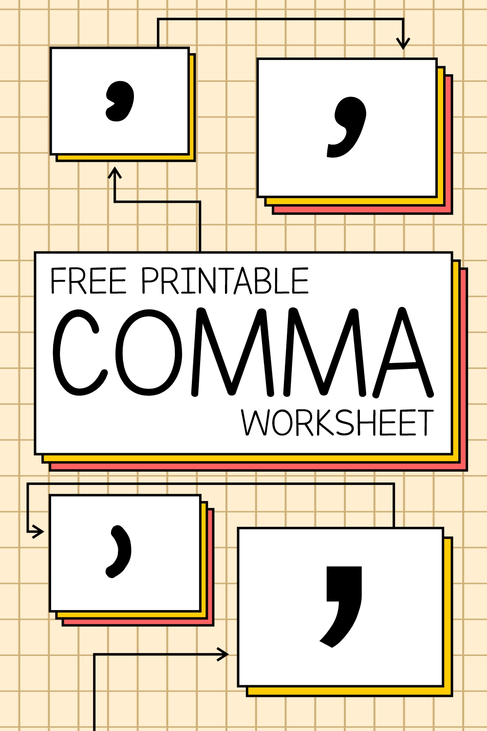 13 Images of  Printable Comma Worksheets