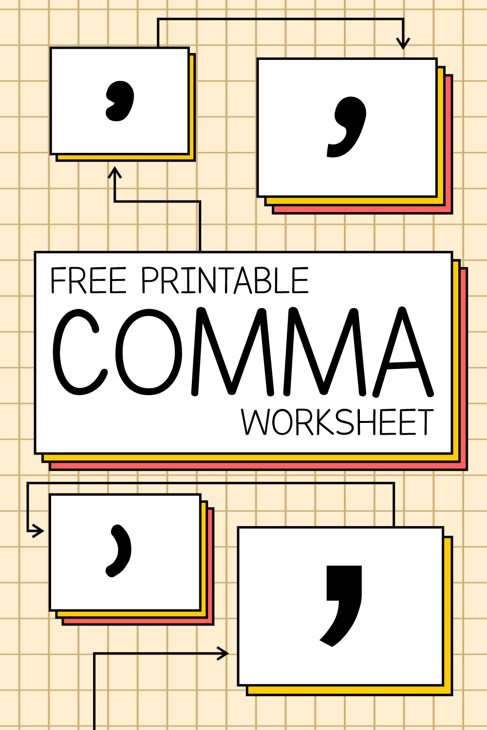 Free Printable Comma Worksheets