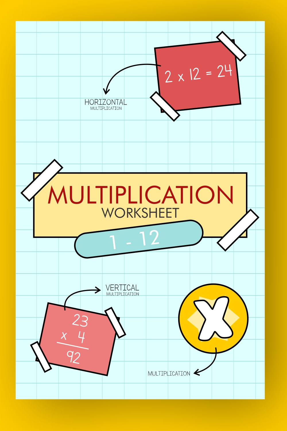 12 Images of Multiplication Worksheets 1 12