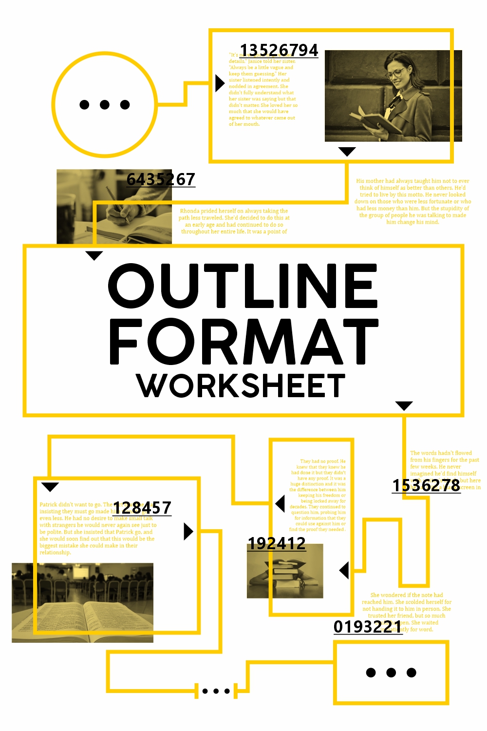 16 Images of Outline Format Worksheet