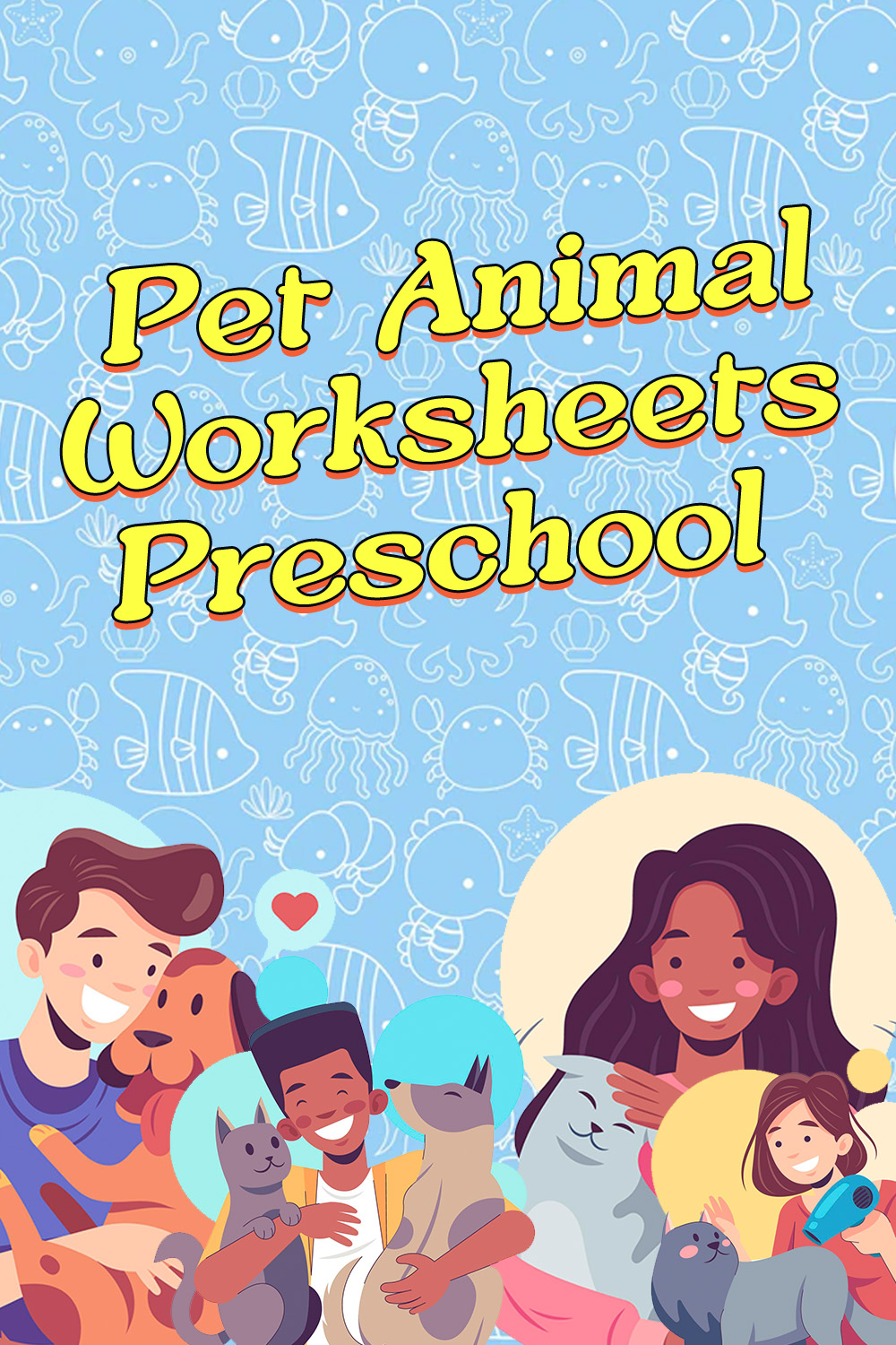 Pet Animal Worksheets Preschool