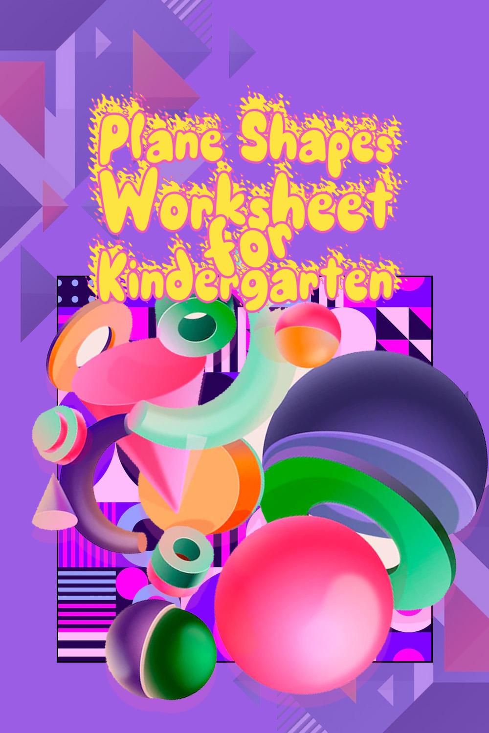 16 Images of Plane Shapes Worksheets For Kindergarten