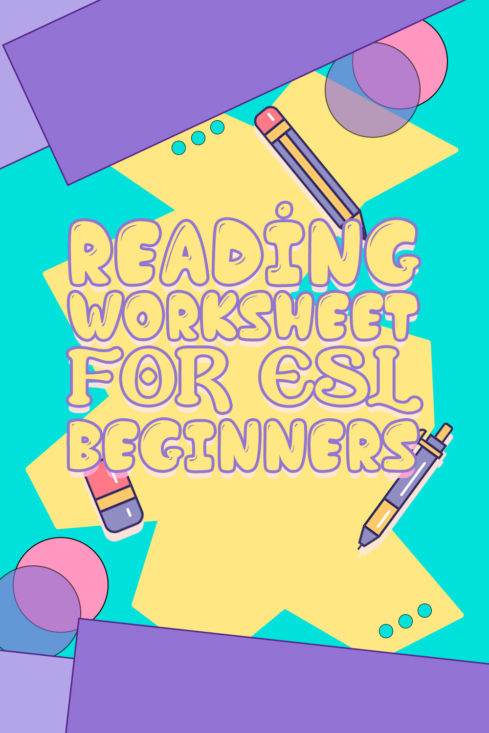 Reading Worksheets for ESL Beginners