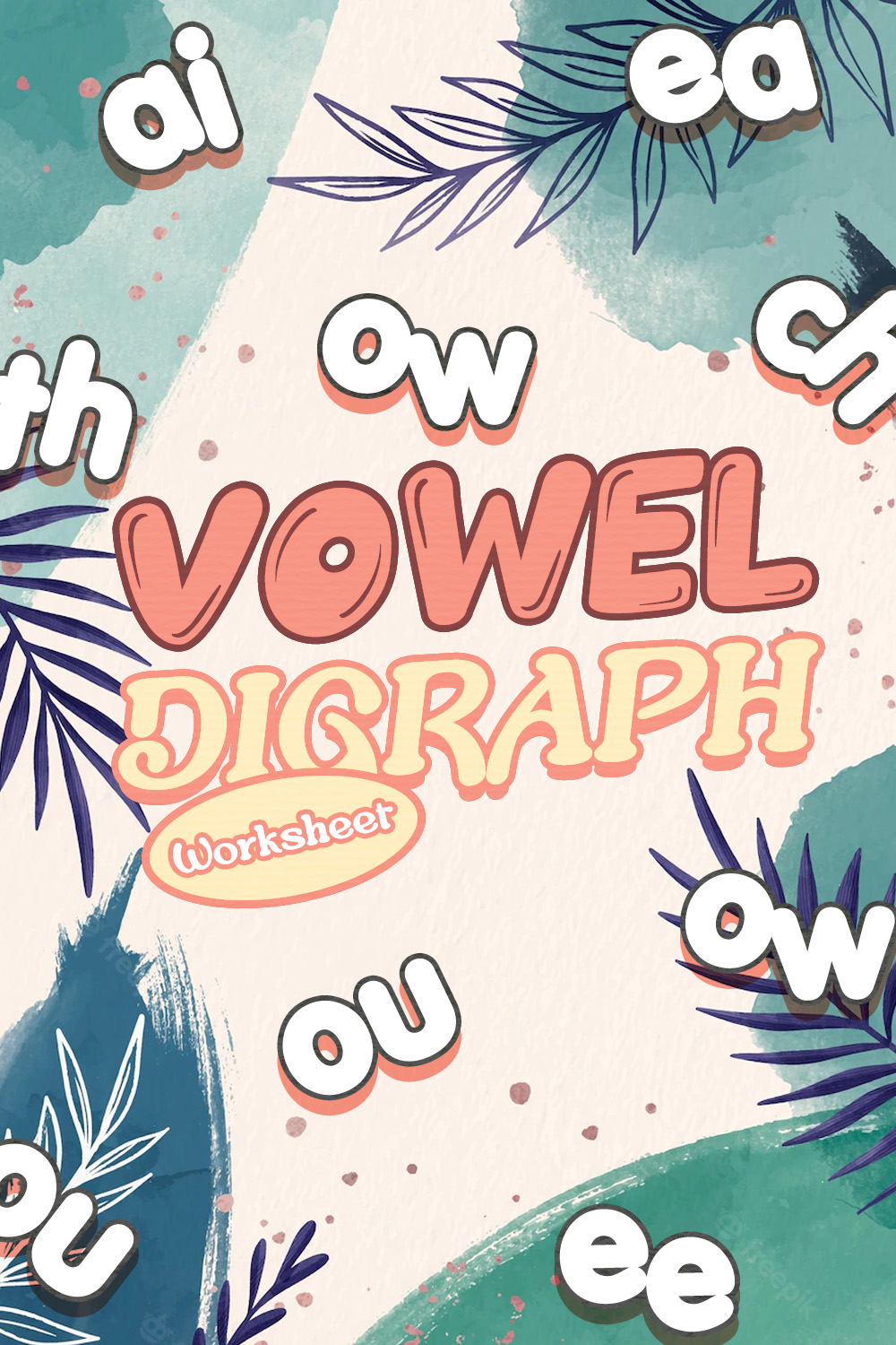 16 Images of Vowel Digraph Worksheets