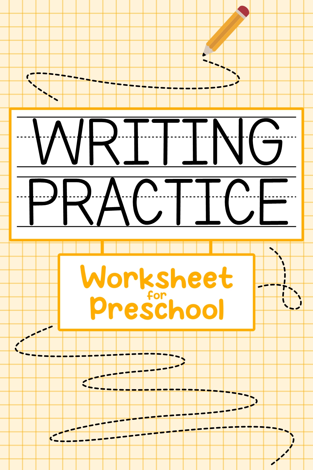 Writing Practice Worksheets for Preschool