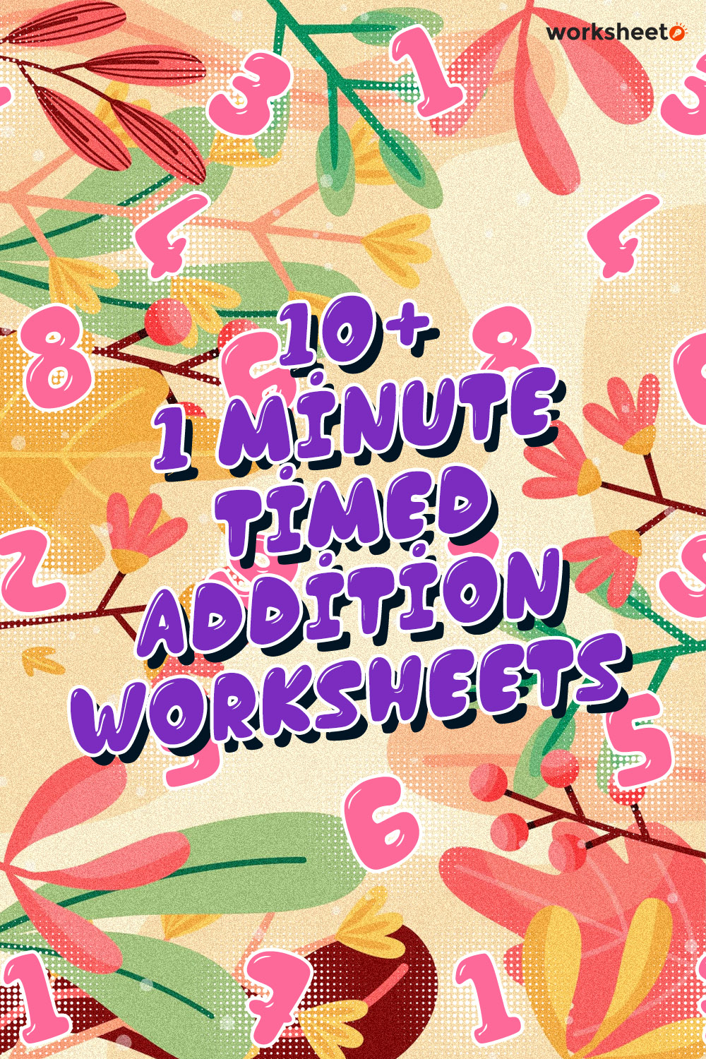 1 Minute Timed Addition Worksheets