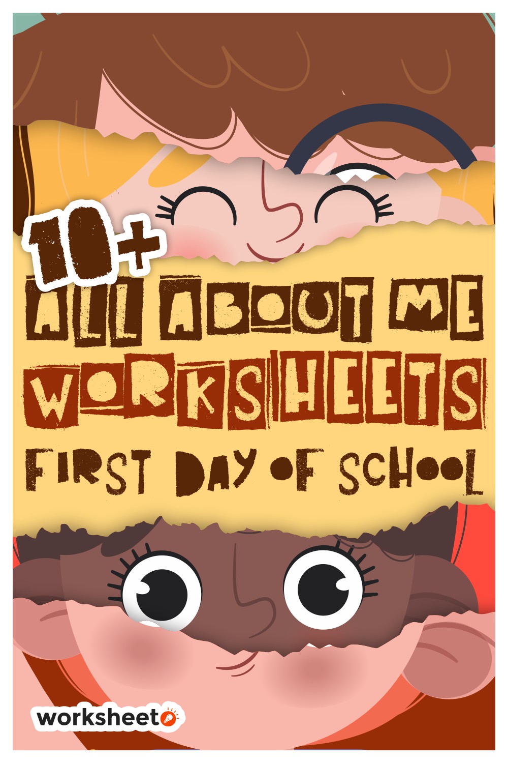 All About Me Worksheets First Day of School