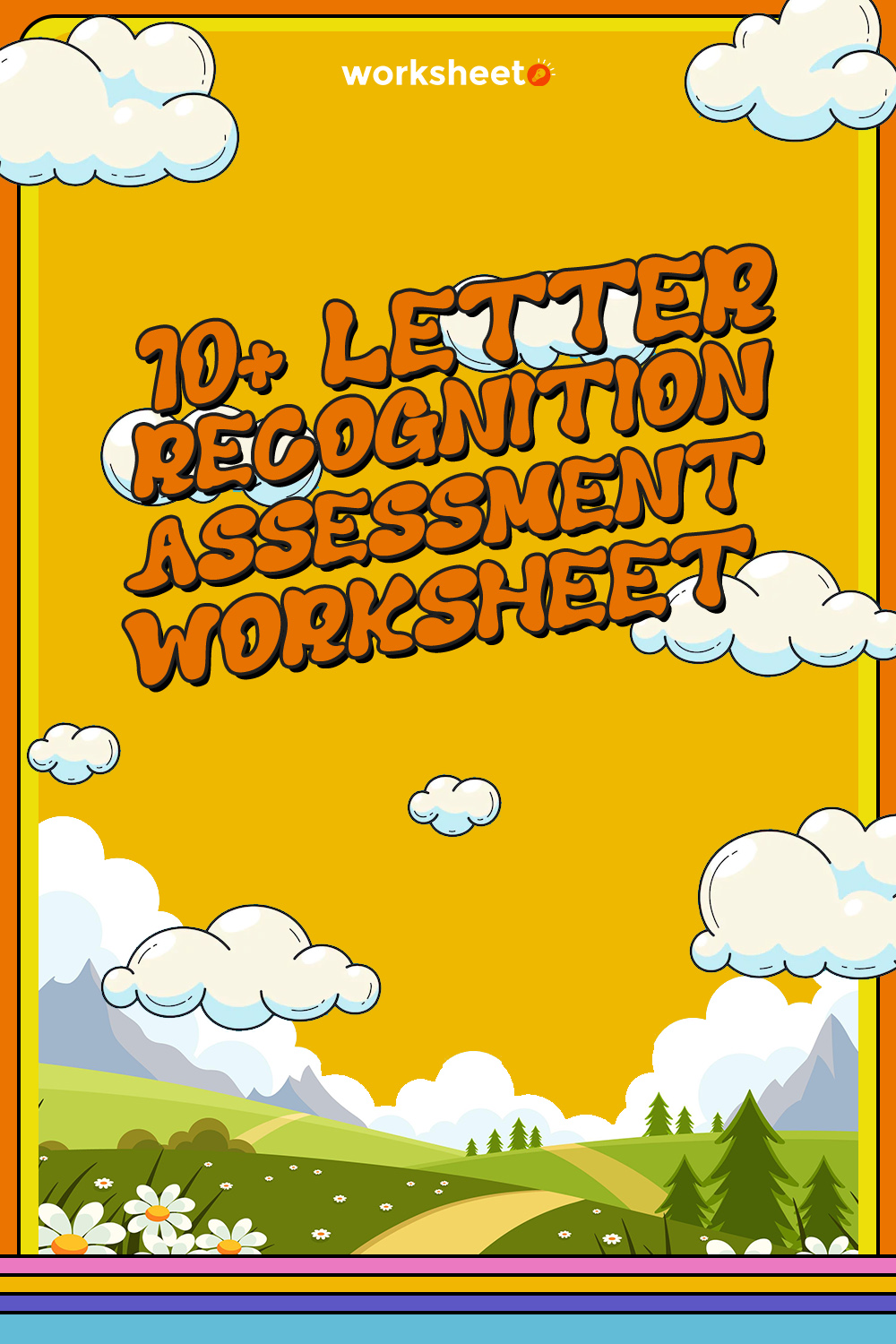 16 Images of Letter Recognition Assessment Worksheet