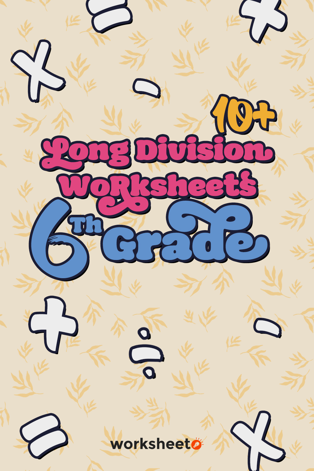 Long Division Worksheets 6th Grade