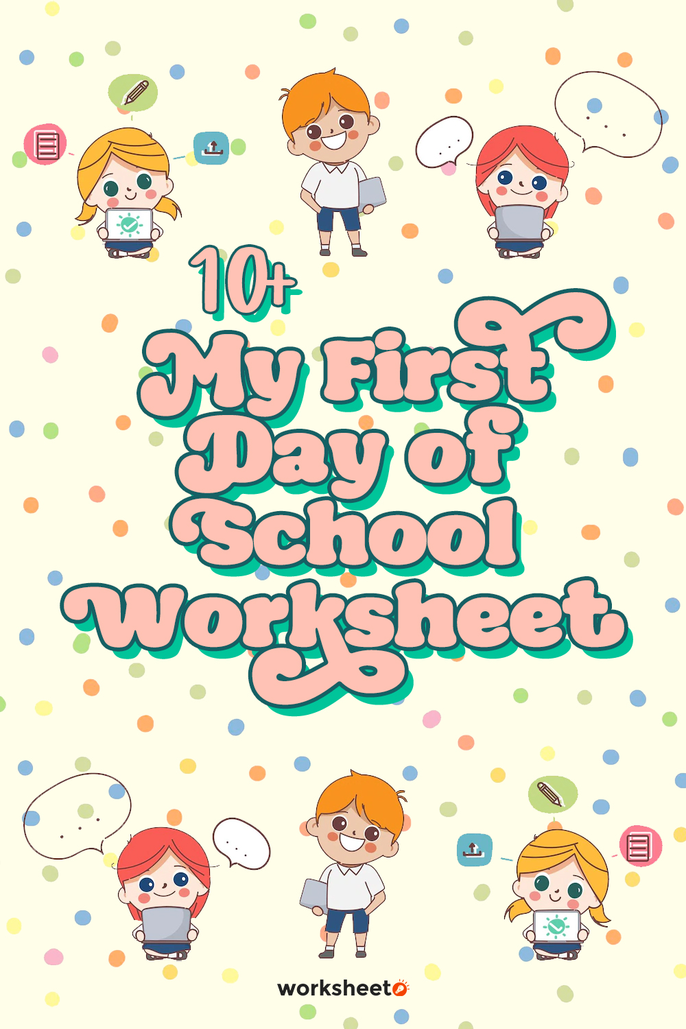 My First Day of School Worksheet