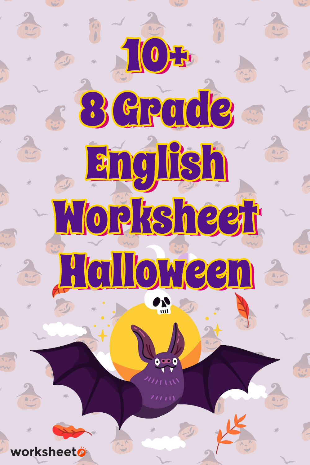 8 Grade English Worksheet Halloween