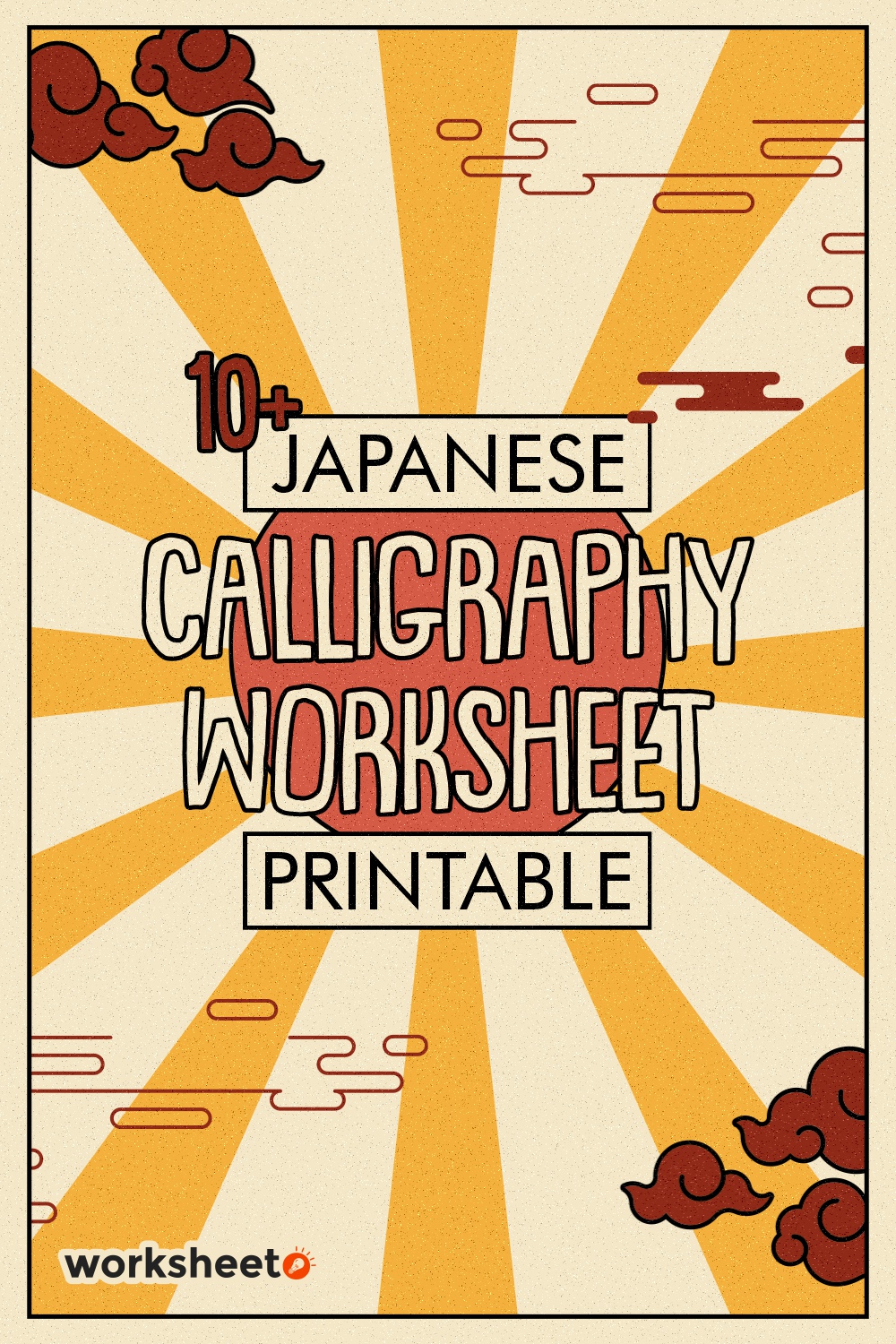 13 Images of Japanese Calligraphy Worksheets Printable