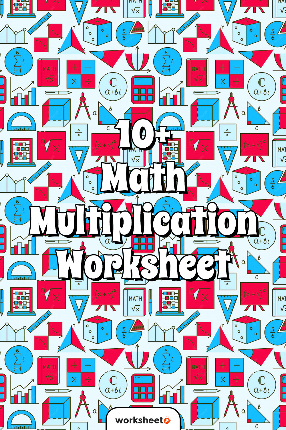 10 Images of Math Multiplication Worksheets