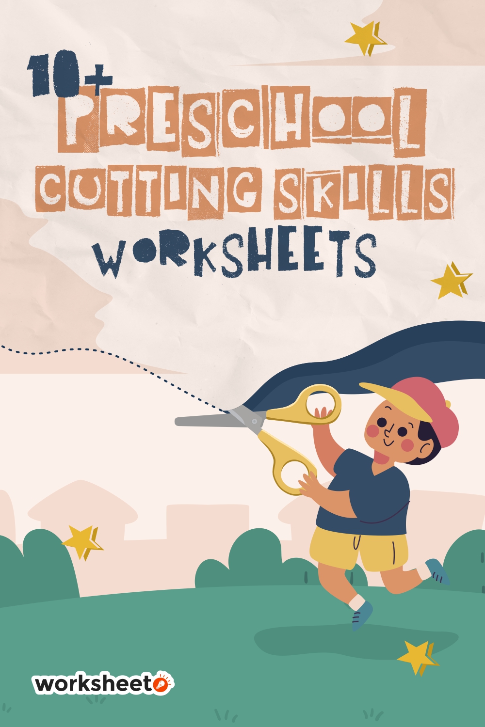 Preschool Cutting Skills Worksheets
