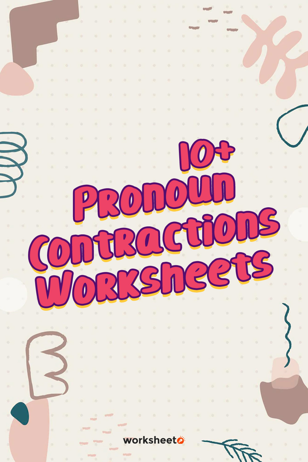 15-pronoun-contractions-worksheets-worksheeto