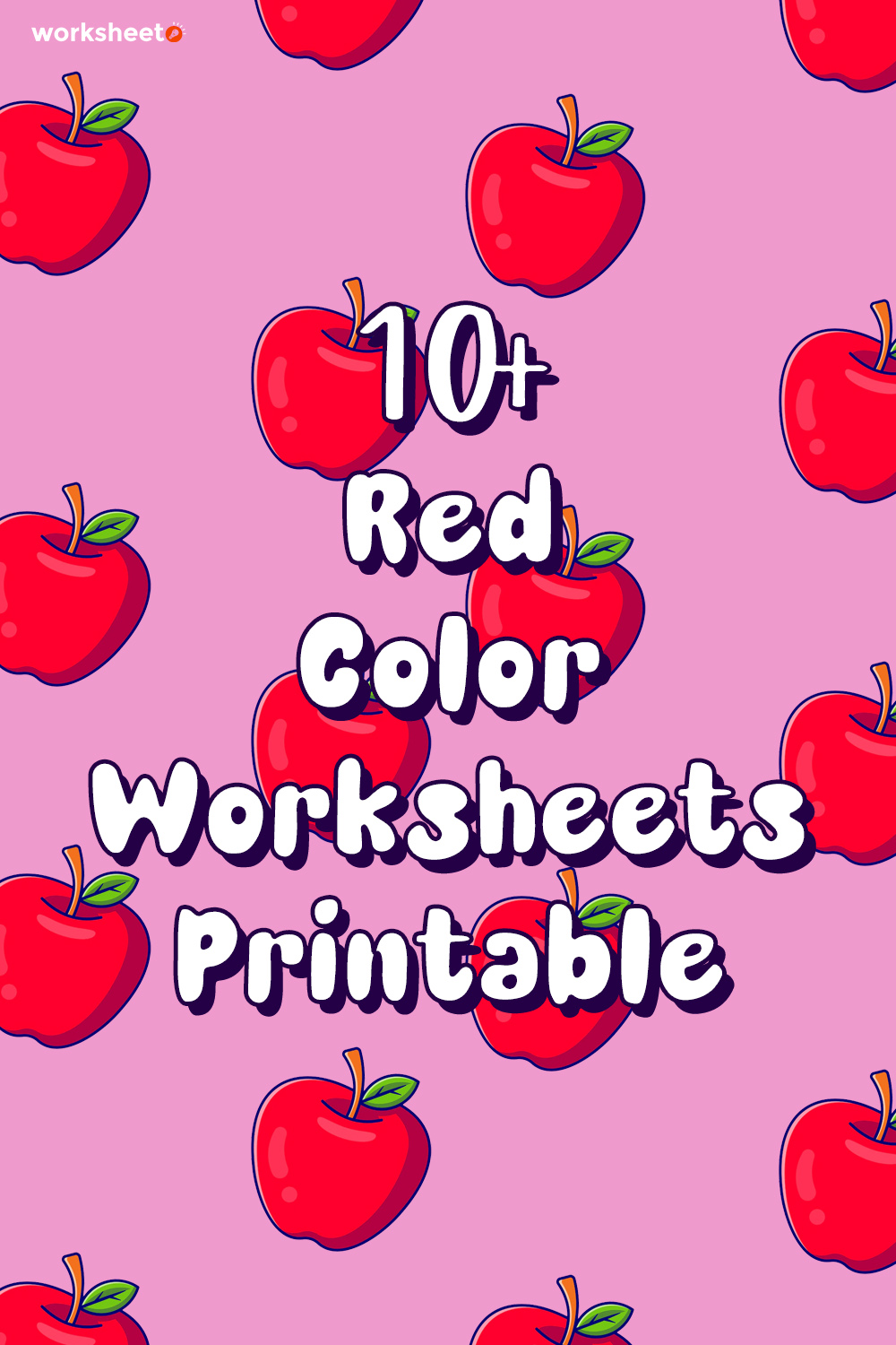 Red Color Worksheets Printable